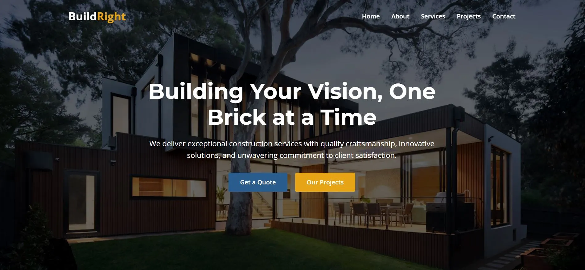 Construction website