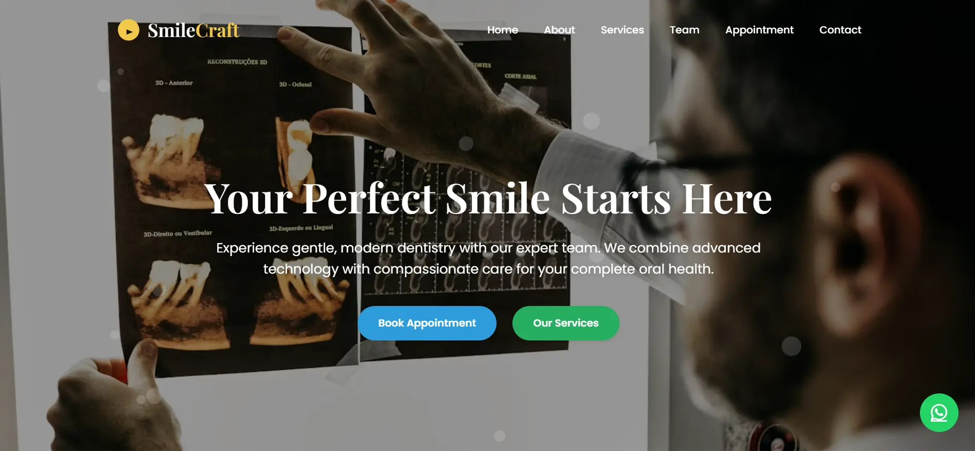 Dental clinic website