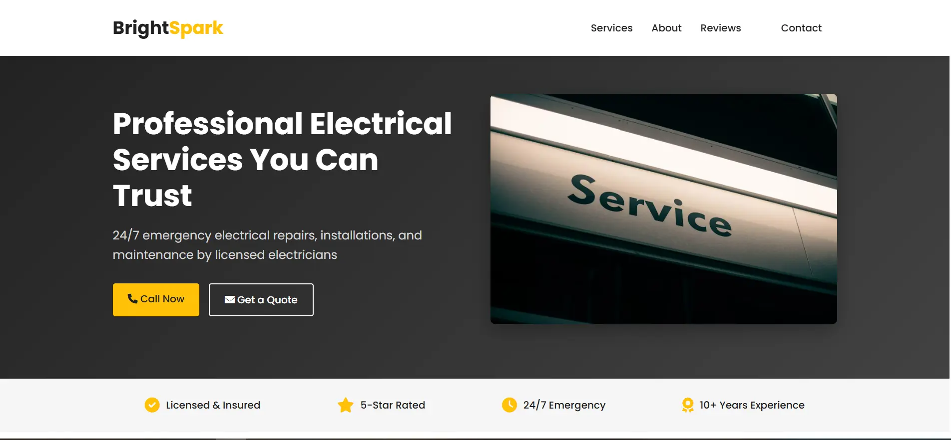 Electrician website
